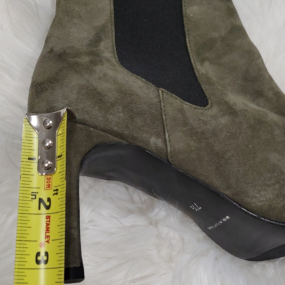 Antonio De Faria Donna  Green  Ankle Boots Sz 7.5 - Picture 7 of 12